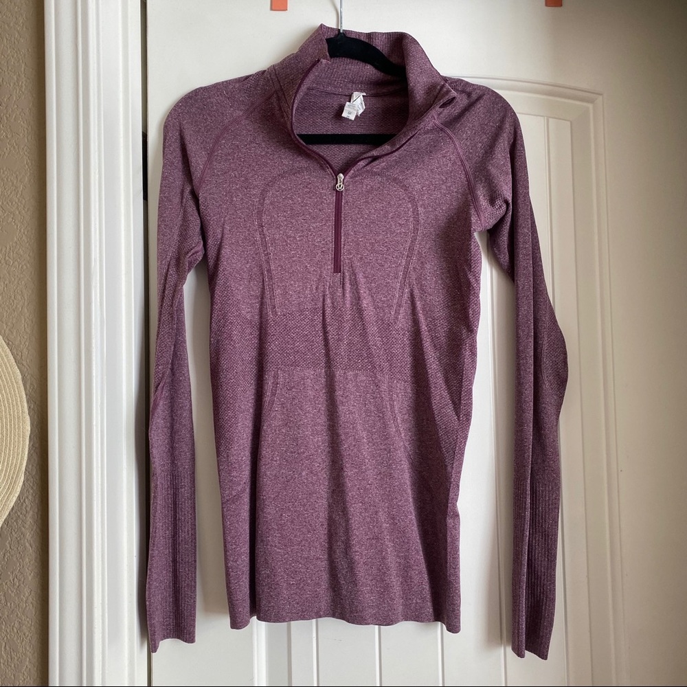 Lululemon swiftly tech quarter zip longsleeve top